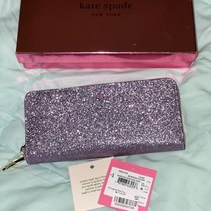 Kate Spade glitter wallet limited edition